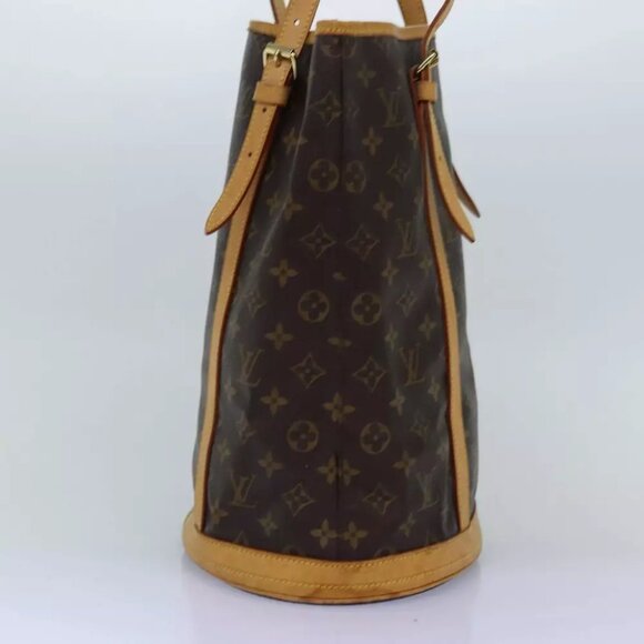 LOUIS VUITTON Monogram Bucket GM Shoulder Bag M42236 LV Auth 75082 - Picture 4 of 12